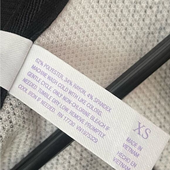 STARS ABOVE Women’s Thermal One Piece Pajamas in Black and Cream Size XS NEW - Picture 15 of 15